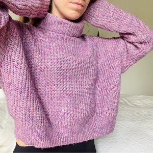 Purple Knit Sweater (S)